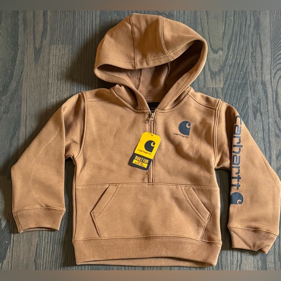 Carhartt Other - Carhartt Half Zip  Sweatshirt Toddler Size 3T